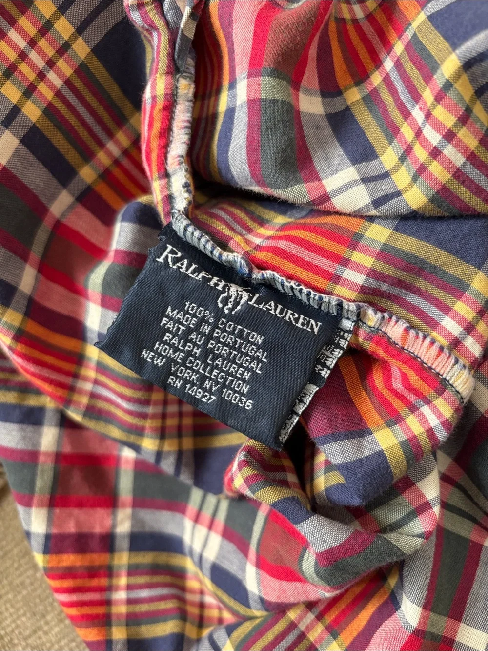 👁️ Ralph Lauren KENNEBUNKPORT F/Q duvet damaged